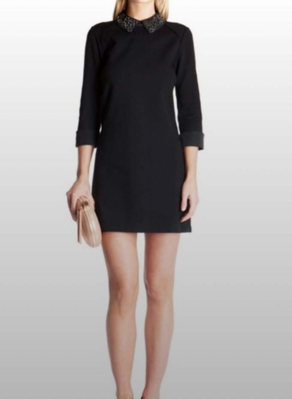 Ted Baker Cassye Embellished Collar Dress Size 2